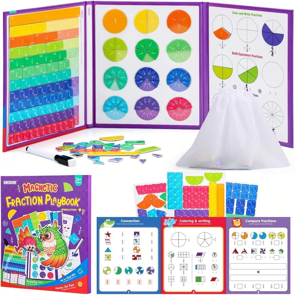 Magnetic Fraction Tiles with Playbook