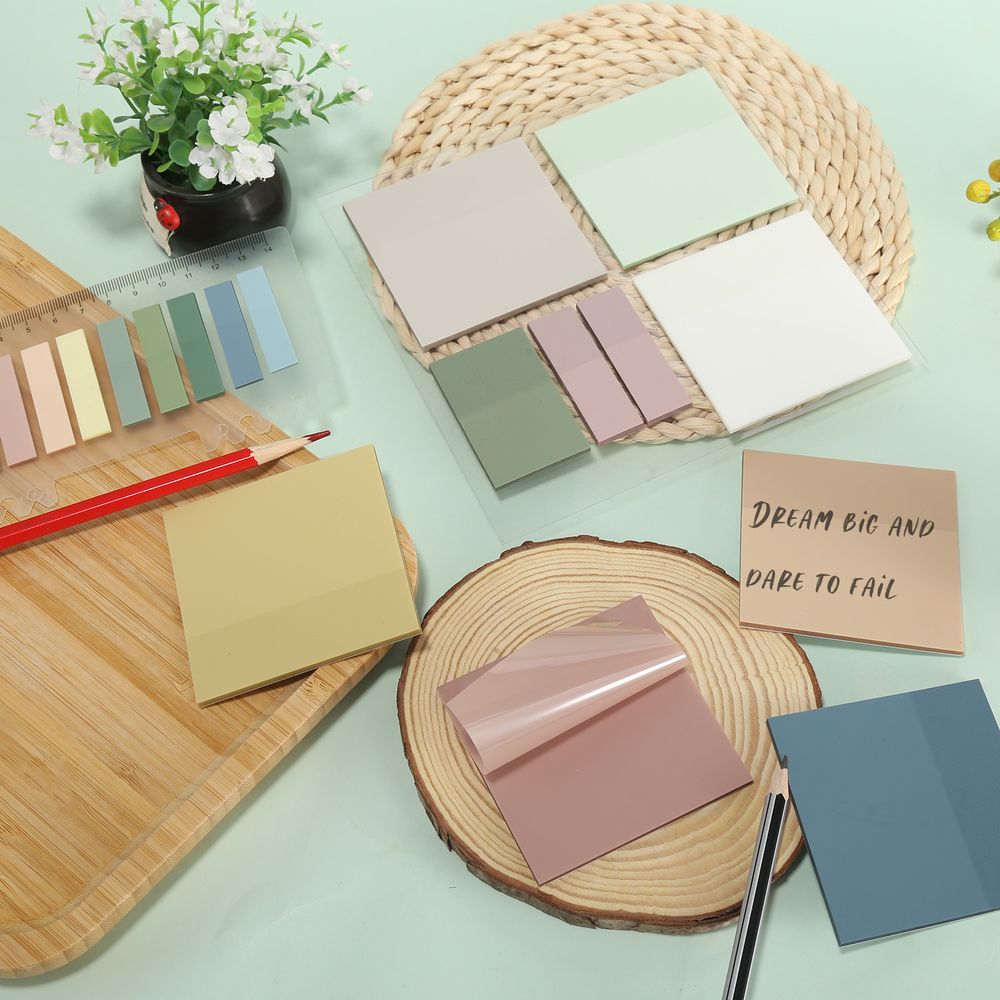 ONEDONE transparent sticky notes desk