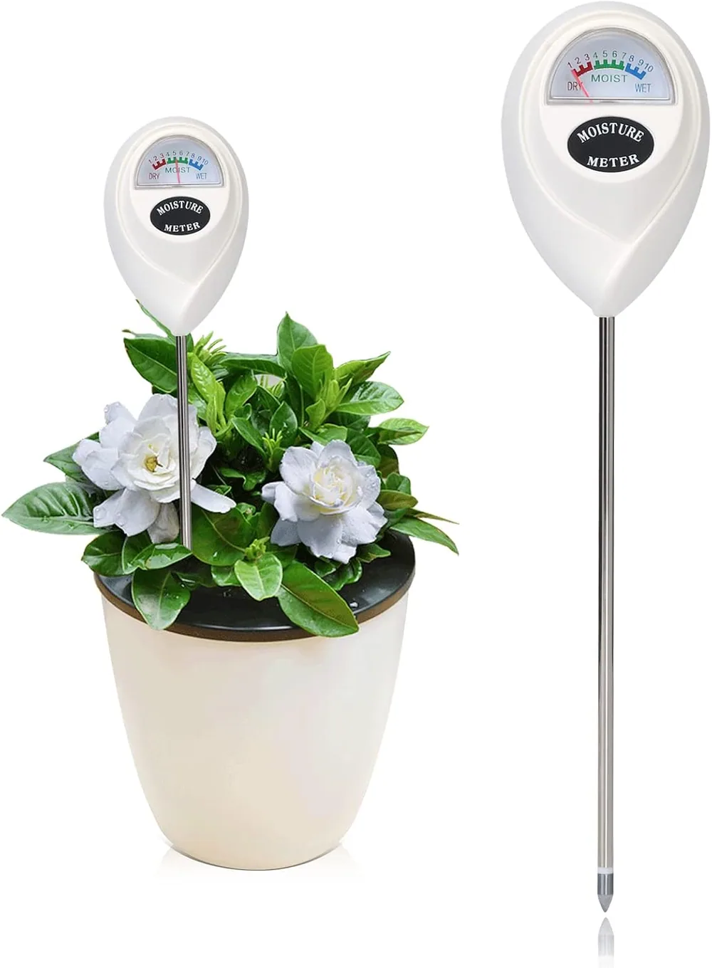 Soil Moisture Meter with 10" Probe