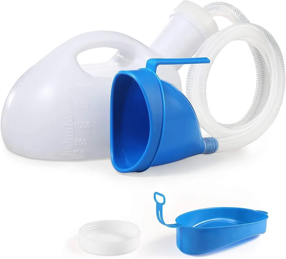 Unisex Urinal with 47" Tube & Soft Female Funnel